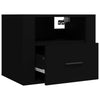 Stella Homewares Wall-mounted Bedside Cabinets 2 pcs Black 50x36x40 cm