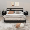 Stella Homewares Wall-mounted Bedside Cabinets 2 pcs Black 50x36x40 cm