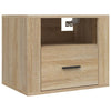 Stella Homewares Wall-mounted Bedside Cabinets 2 pcs Sonoma Oak 50x36x40 cm