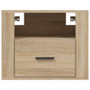 Stella Homewares Wall-mounted Bedside Cabinets 2 pcs Sonoma Oak 50x36x40 cm