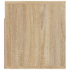 Stella Homewares Wall-mounted Bedside Cabinets 2 pcs Sonoma Oak 50x36x40 cm