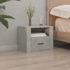 Stella Homewares Wall-mounted Bedside Cabinets 2 pcs Concrete Grey 50x36x40 cm