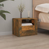 Stella Homewares Wall-mounted Bedside Cabinets 2 pcs Smoked Oak 50x36x40 cm