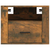 Stella Homewares Wall-mounted Bedside Cabinets 2 pcs Smoked Oak 50x36x40 cm