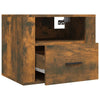 Stella Homewares Wall-mounted Bedside Cabinets 2 pcs Smoked Oak 50x36x40 cm