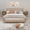 Stella Homewares Wall-mounted Bedside Cabinets 2 pcs Smoked Oak 50x36x40 cm