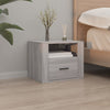 Stella Homewares Wall-mounted Bedside Cabinets 2 pcs Grey Sonoma 50x36x40 cm