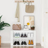 Stella Homewares Shoe Rack High Gloss White 75x35x45 cm Engineered Wood