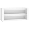 Stella Homewares Shoe Rack White 100x35x45 cm Engineered Wood