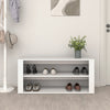 Stella Homewares Shoe Rack White 100x35x45 cm Engineered Wood