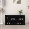 Stella Homewares Shoe Rack Black 100x35x45 cm Engineered Wood