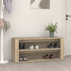 Stella Homewares Shoe Rack Sonoma Oak 100x35x45 cm Engineered Wood