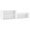 Stella Homewares Shoe Cabinet White 150x35x45 cm Engineered Wood