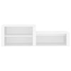 Stella Homewares Shoe Cabinet White 150x35x45 cm Engineered Wood