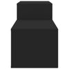 Stella Homewares Shoe Cabinet Black 150x35x45 cm Engineered Wood