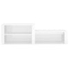 Stella Homewares Shoe Cabinet High Gloss White 150x35x45 cm Engineered Wood