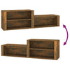 Stella Homewares Shoe Cabinet Smoked Oak 150x35x45 cm Engineered Wood