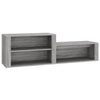 Stella Homewares Shoe Cabinet Grey Sonoma 150x35x45 cm Engineered Wood