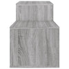 Stella Homewares Shoe Cabinet Grey Sonoma 150x35x45 cm Engineered Wood