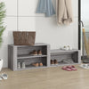 Stella Homewares Shoe Cabinet Grey Sonoma 150x35x45 cm Engineered Wood