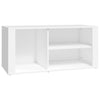 Stella Homewares Shoe Cabinet White 100x35x45 cm Engineered Wood