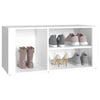 Stella Homewares Shoe Cabinet White 100x35x45 cm Engineered Wood