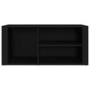 Stella Homewares Shoe Cabinet Black 100x35x45 cm Engineered Wood