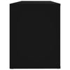 Stella Homewares Shoe Cabinet Black 100x35x45 cm Engineered Wood