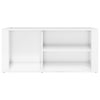 Stella Homewares Shoe Cabinet High Gloss White 100x35x45 cm Engineered Wood