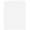 Stella Homewares Shoe Cabinet High Gloss White 100x35x45 cm Engineered Wood