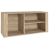 Stella Homewares Shoe Cabinet Sonoma Oak 100x35x45 cm Engineered Wood