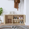 Stella Homewares Shoe Cabinet Sonoma Oak 100x35x45 cm Engineered Wood