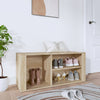 Stella Homewares Shoe Cabinet Sonoma Oak 100x35x45 cm Engineered Wood