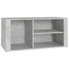 Stella Homewares Shoe Cabinet Concrete Grey 100x35x45 cm Engineered Wood
