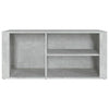 Stella Homewares Shoe Cabinet Concrete Grey 100x35x45 cm Engineered Wood