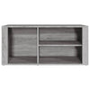 Stella Homewares Shoe Cabinet Grey Sonoma 100x35x45 cm Engineered Wood