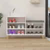 Stella Homewares Shoe Cabinet White 102x36x60 cm Engineered Wood