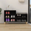 Stella Homewares Shoe Cabinet Black 102x36x60 cm Engineered Wood
