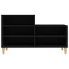 Stella Homewares Shoe Cabinet Black 102x36x60 cm Engineered Wood