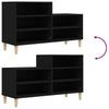 Stella Homewares Shoe Cabinet Black 102x36x60 cm Engineered Wood