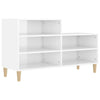 Stella Homewares Shoe Cabinet High Gloss White 102x36x60 cm Engineered Wood