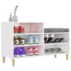 Stella Homewares Shoe Cabinet High Gloss White 102x36x60 cm Engineered Wood