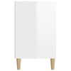Stella Homewares Shoe Cabinet High Gloss White 102x36x60 cm Engineered Wood