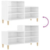 Stella Homewares Shoe Cabinet High Gloss White 102x36x60 cm Engineered Wood
