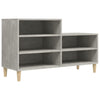 Stella Homewares Shoe Cabinet Concrete Grey 102x36x60 cm Engineered Wood