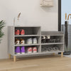 Stella Homewares Shoe Cabinet Concrete Grey 102x36x60 cm Engineered Wood