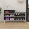 Stella Homewares Shoe Cabinet Grey Sonoma 102x36x60 cm Engineered Wood