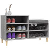 Stella Homewares Shoe Cabinet Grey Sonoma 102x36x60 cm Engineered Wood