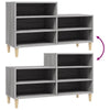 Stella Homewares Shoe Cabinet Grey Sonoma 102x36x60 cm Engineered Wood