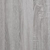 Stella Homewares Shoe Cabinet Grey Sonoma 102x36x60 cm Engineered Wood